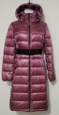 Calvin Klein Women's Hooded Packable Premium Down Puffer Coat Dusty Rose S 