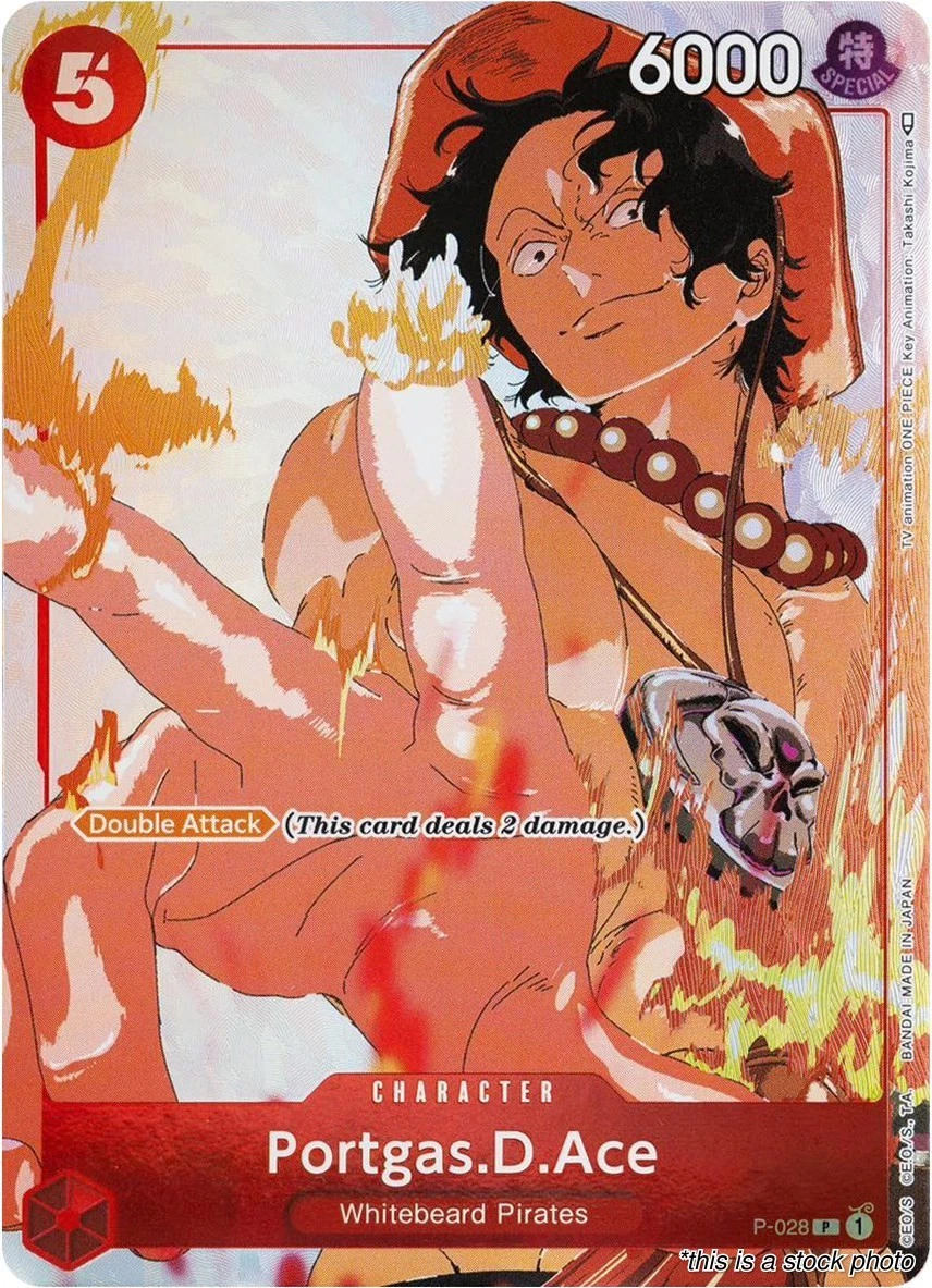 Portgas.D.Ace P-028 One Piece Promotion Cards for sale | eBay