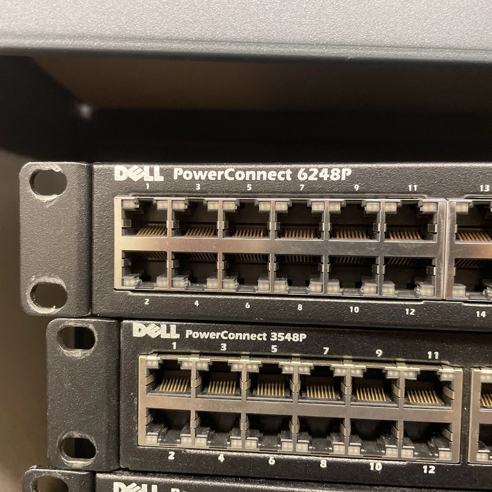 Dell PowerConnect 6248P 48-Port Netzwerk-Switch - Schwarz