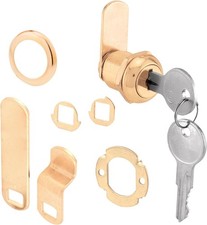 U 9946 Drawer and Cabinet Lock   Secure Important Files and Drawers, 1-1/8IN 2PK