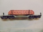 Lionel 6418 Vintage O Ga. 16 Wheel-Cast Machinery Car with Pinkish Color Girders — photo 7