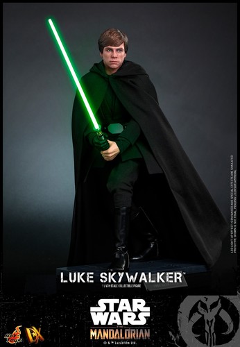 Figura The Mandalorian DX22 Hot Toys Star Wars Luke Skywalker & Grogu escala 1:6 - Imagen 13 de 15