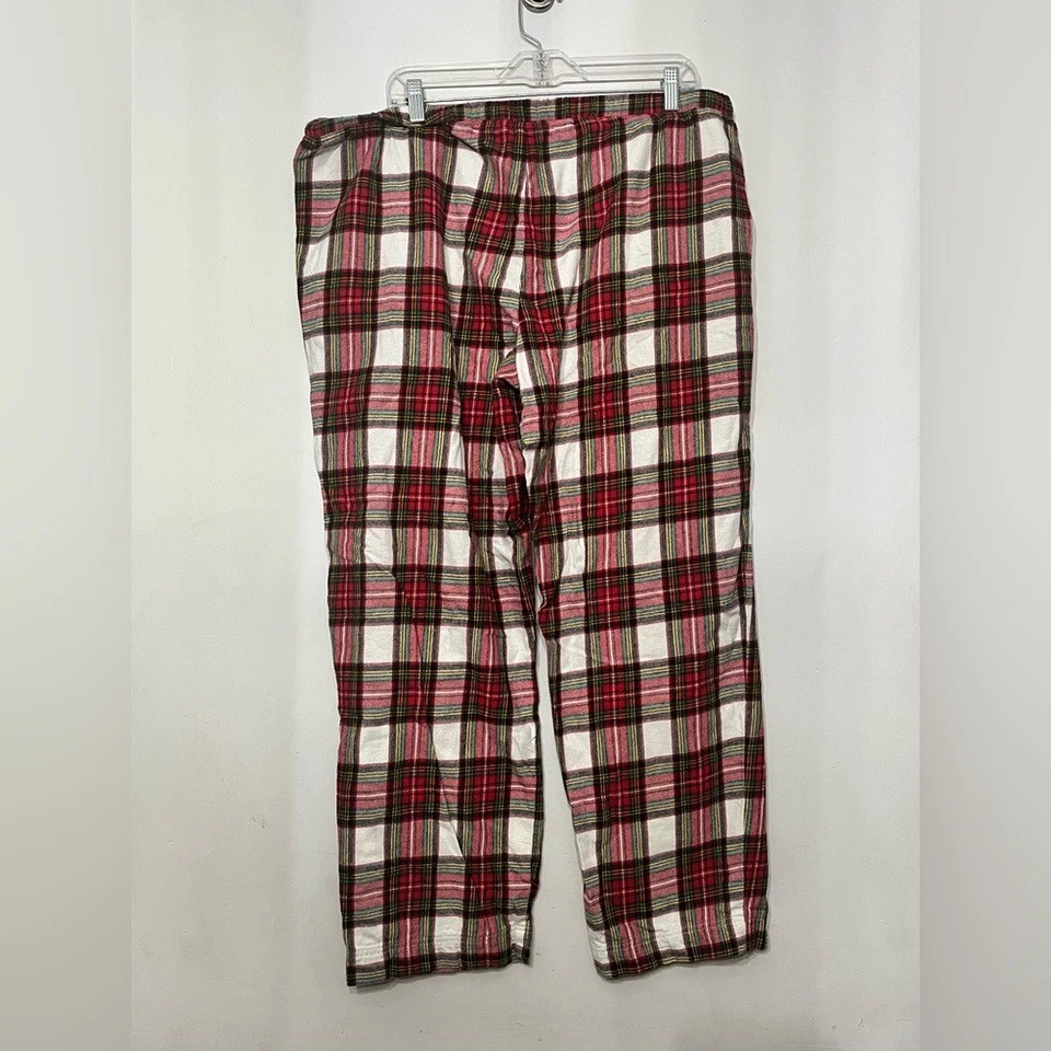 Hanna Andersson Pajama Lounge Pants Plaid Flannel 100% Cotton Pockets Adult XL - Image 2 of 4