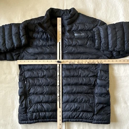 Marmot Solus Puffer Jacket Men’s Size XLT Black Lightweight Packable Coat image 4