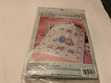 Vintage Daisy Kingdom Honey Bunny Nursery Quilt Top 40599 new