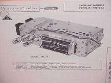 1962 Cadillac Eldorado Biarritz 62 Deville Convertible Am Radio Service Manual 1962 Cadillac Eldorado Biarritz 62 Deville Convertible Am Radio Service Manual