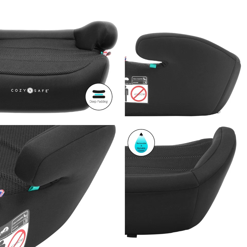 Cozy N Safe Neo i-Size Booster Car Seat 125-150cm Child Seat Onyx - Image 2 of 4