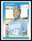 1987 Fleer #369 Bo Jackson Kansas City Royals Rookie (Tag on Sleeve) JA 2
