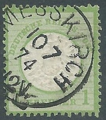 1872 GERMANY EMPIRE USED EAGLE II TYPE 1K - US34-8