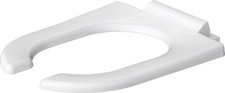 Duravit 006439 Starck 3 Elongated Open Front Toilet Seat With Soft Close - White