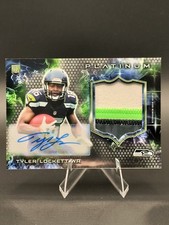 2015 Topps Platinum Tyler Lockett #ARP-TL RPA Rookie Patch Auto Seattle Seahawks