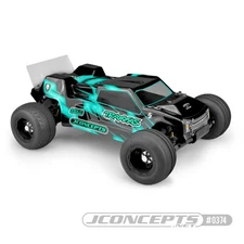 JConcepts 0374 - F2 Rustler VXL 1/10 Stadium Truck Body, Clear
