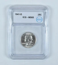 1941-D Washington Quarter MS65 ICG