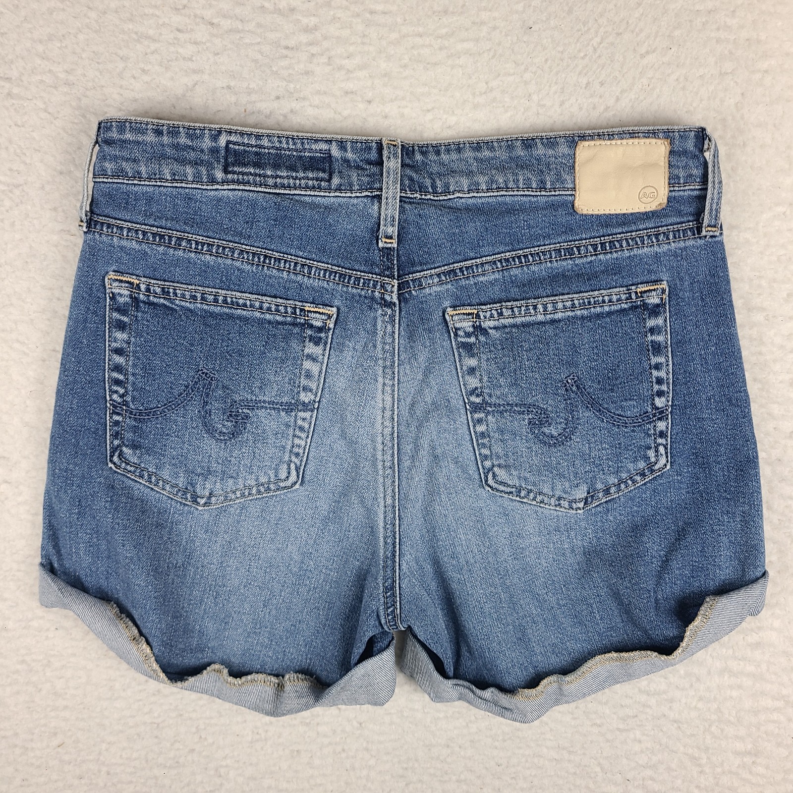 AG Adriano Goldschmied Jeans Shorts Womens 26 The Hailey Ex Boyfriend Roll Up 4" thumbnail 11
