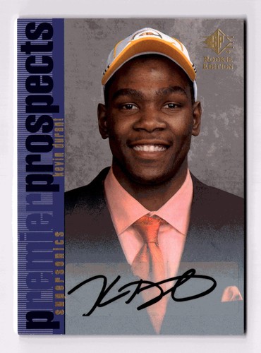 Kevin Durant [1996 SP Rookie Design Autograph] #106 2007 SP Rookie Edition card
