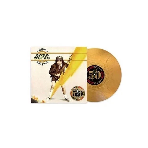 AC/DC 'High Voltage' Gold Nugget Vinyl - NEW Sealed LP 50th Anniversary Record