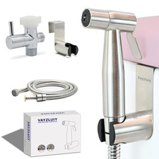 Handheld Toilet Bidet Sprayer for Toilet-Adjustable Water 1 Stainless Steel