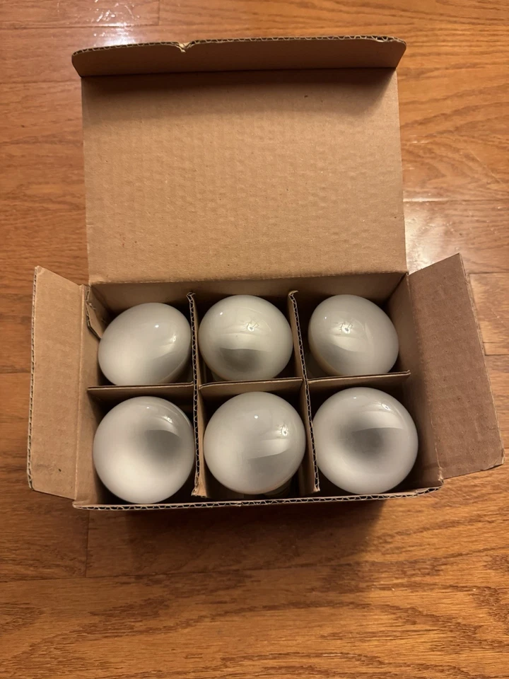 6 Pack R20 Flood Light Bulbs – 50W 120V 130V Flood Reflector – Long Life - Image 2 of 2