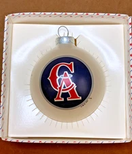 Vintage 1993 Topperscot CALIFORNIA ANGELS MLB Ornament Sports Collectors Series