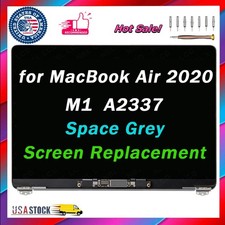 Screen Replacement Space Gray LCD Display Assembly for MacBook Air M1 A2337 2020