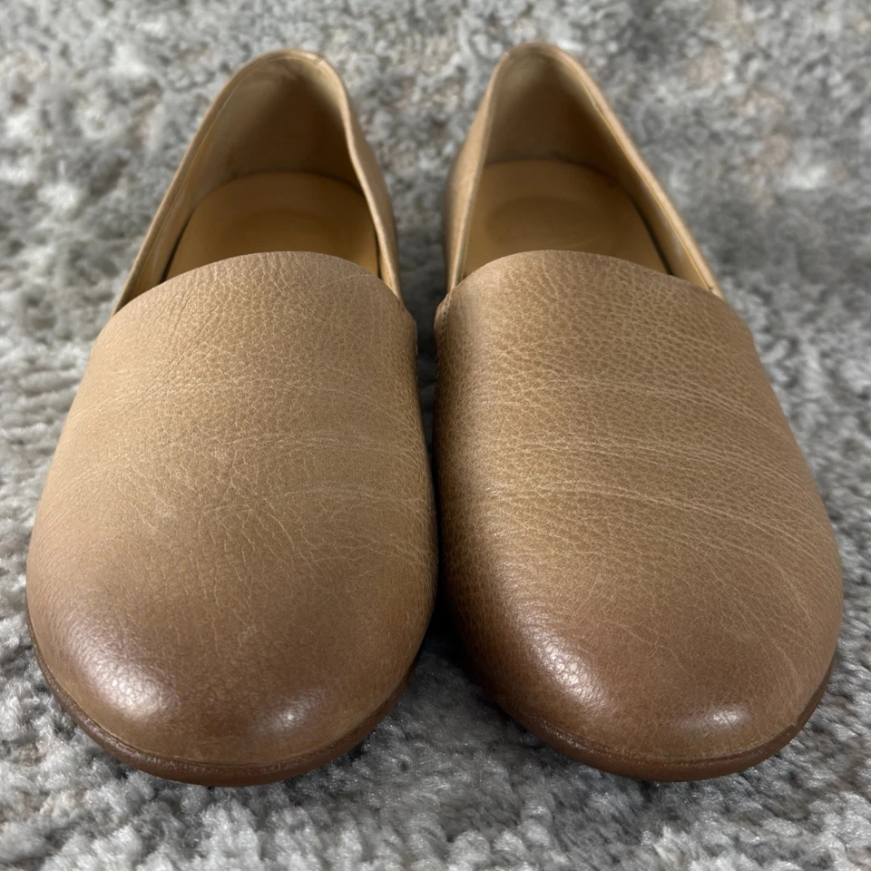 Zapatos informales para caminar Dansko talla 40 Larisa de cuero fresado planos marrones sin cordones Foto 2 de 4