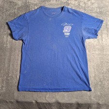 Chase Elliott #9 NASCAR 2018 T-Shirt - Blue - Hendrick Motorsports Size Large 