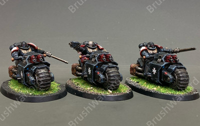 Outriders Presale Space Marines Black Templars Warhammer 40K Painted Miniature