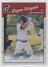 2023 Panini Donruss Retro 1990 Signatures Holo Logan Wagner #90S-LW Auto 4f5