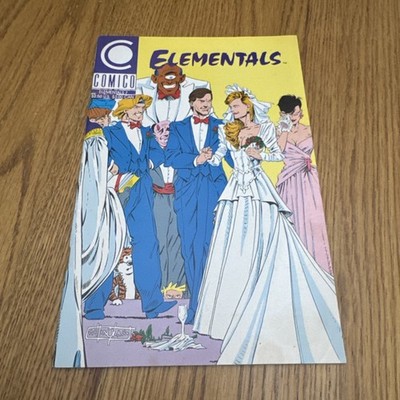 Elementals #7 (1989) Comico Comics 1st Print Comic Book