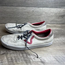 Vans Sport Low 500714 Unisex US M11.5/W13 Athletic Shoes Ivory Suede Sneakers