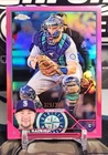 2023 Topps Chrome Cal Raleigh #141 Magenta Refractor /399 Seattle Mariners MLB