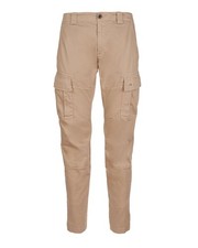 C.P. Pantalones cargo Company elásticos de satén marrón empedrado