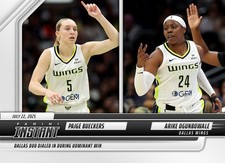 2025 PANINI INSTANT WNBA #169 PAIGE BUECKERS & ARIKE OGUNBOWALE - PRINT RUN 457