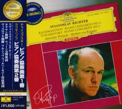 CD Richter/Karajan Rachmaninov-2/Tchaikovsky-1 Piano E OBI Concertos 97