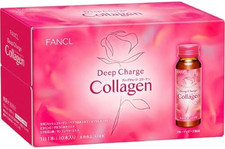 FANCL Deep Charge Collagen Drink Type 50ml x 10 Flaschen Fruity Peach Flavor