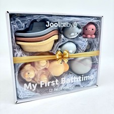 My First Bathtime Gift Set 12-Piece Bath Toys w/ Storage Bag by Joolbaby BT-GS-1