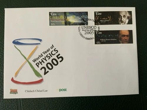 Ireland 2005 #1599-1601 World Year Of Physics - FDC