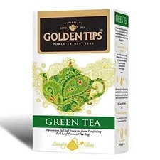 Té verde Darjeeling fresco de jardín saludable/natural y orgánico Golden Tips 40 g