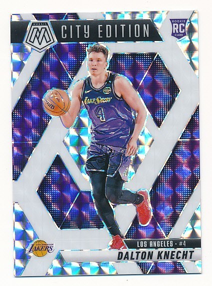 DALTON KNECHT 2024-25 PANINI MOSAIC CITY EDITION WHITE PRIZM #271 SP #32/35 MINT