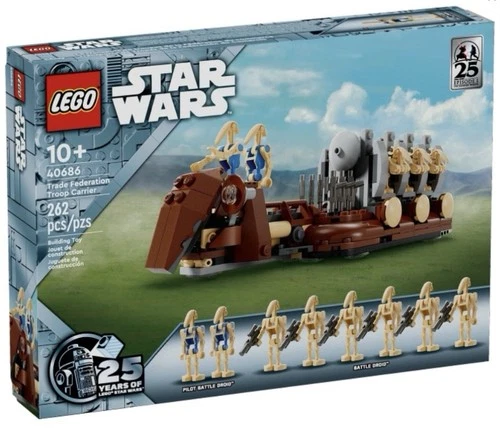 LEGO Star Wars Trade Federation Troop Carrier 40686, 262 Pieces, 10+, 25 Years
