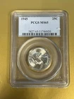 1945 P Washington Silver Quarter PCGS MS 65 #16