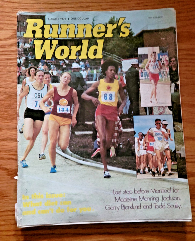 Runner's World August 1976 Vintage Magazine