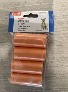 Dog Waste Poop Bag Refills. 4 Rolls