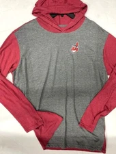 CLEVELAND INDIANS CHIEF WAHOO MENS LIGHT WEIGHT HOODY PICK SIZE NEW