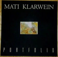 MATI KLARWEIN Portfolio Art Binder with 13 Paintings Signed & Numbered 50x50