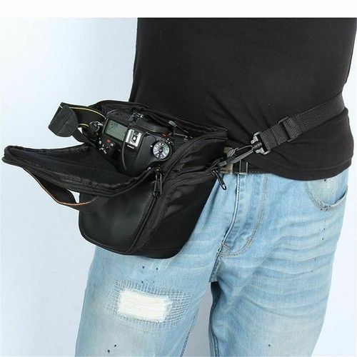 Nylon Camera Waterproof Bag Soft Carrying Case Bag For Canon Digital Storage - Picture 3 of 9