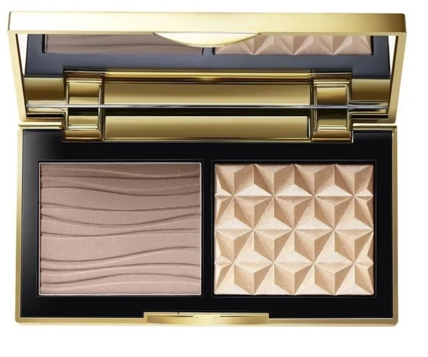 3.5 g. NET WT. 0.12 oz. MAC Sculpt & Glow Duo Double Gleam-Omega + 