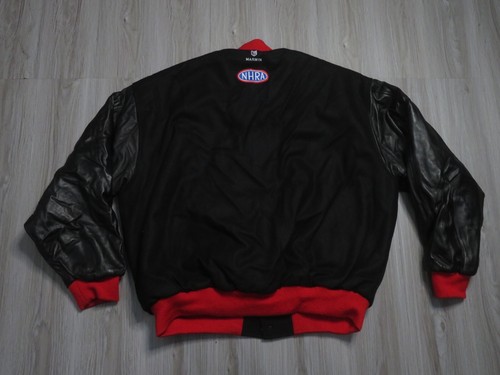 Marwin Sports NHRA Drag Racing Varsity Jacket Size XL Men NEW NWT Lucas Oil - Picture 5 of 5