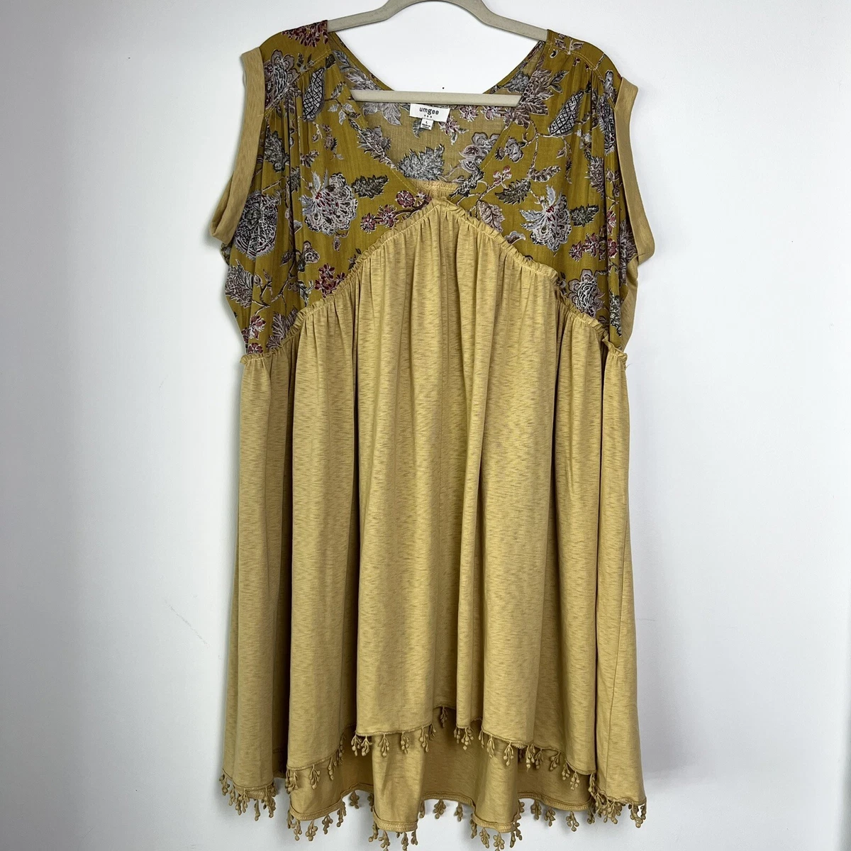 Umgee yellow best sale dress