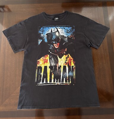Batman T-Shirt (The Dark Knight Rises) Christian Bale Black Adult